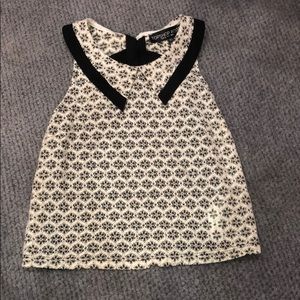 Topshop petite collared shirt